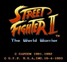 Image n° 4 - screenshots  : Street Fighter II - The World Warrior (Beta)